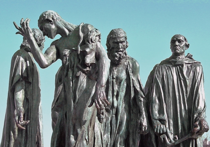 Les Bourgeois de Calais par Auguste Rodin